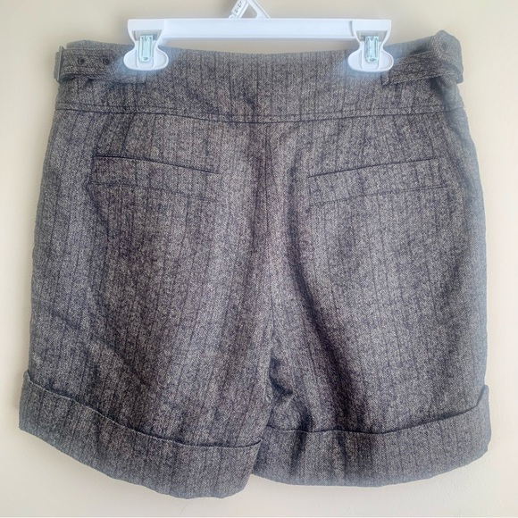 Marc O'Polo Tweed gray & brown dress shorts size German 36/ US 6 EUC - Picture 2 of 8